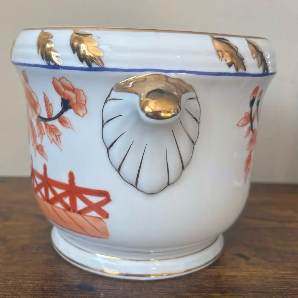 Vintage 1950's Made in Japan Original LJ Porcelain Pot/Planter